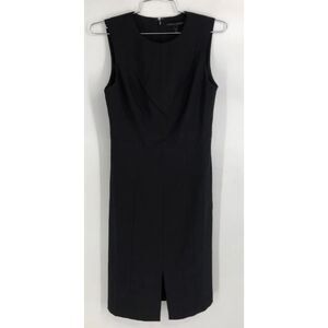 NWT Banana Republic Women's Black Sheath Sleeveless Classic LBD Dress- Size 0